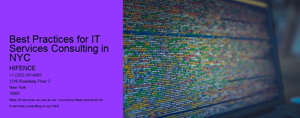 Best Practices for IT Services Consulting in NYC