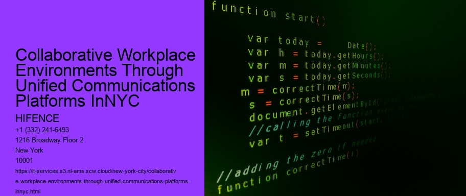 Collaborative Workplace Environments Through Unified Communications Platforms InNYC  