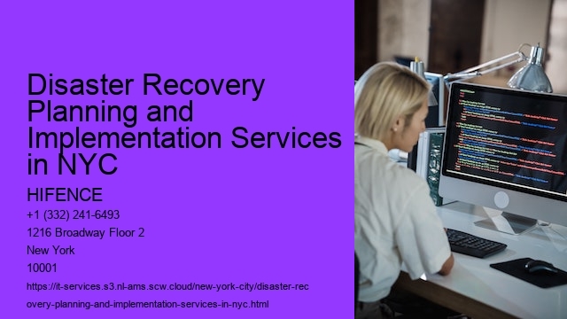 Disaster Recovery Planning and Implementation Services in NYC 