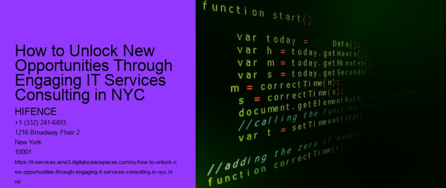 How to Unlock New Opportunities Through Engaging IT Services Consulting in NYC 